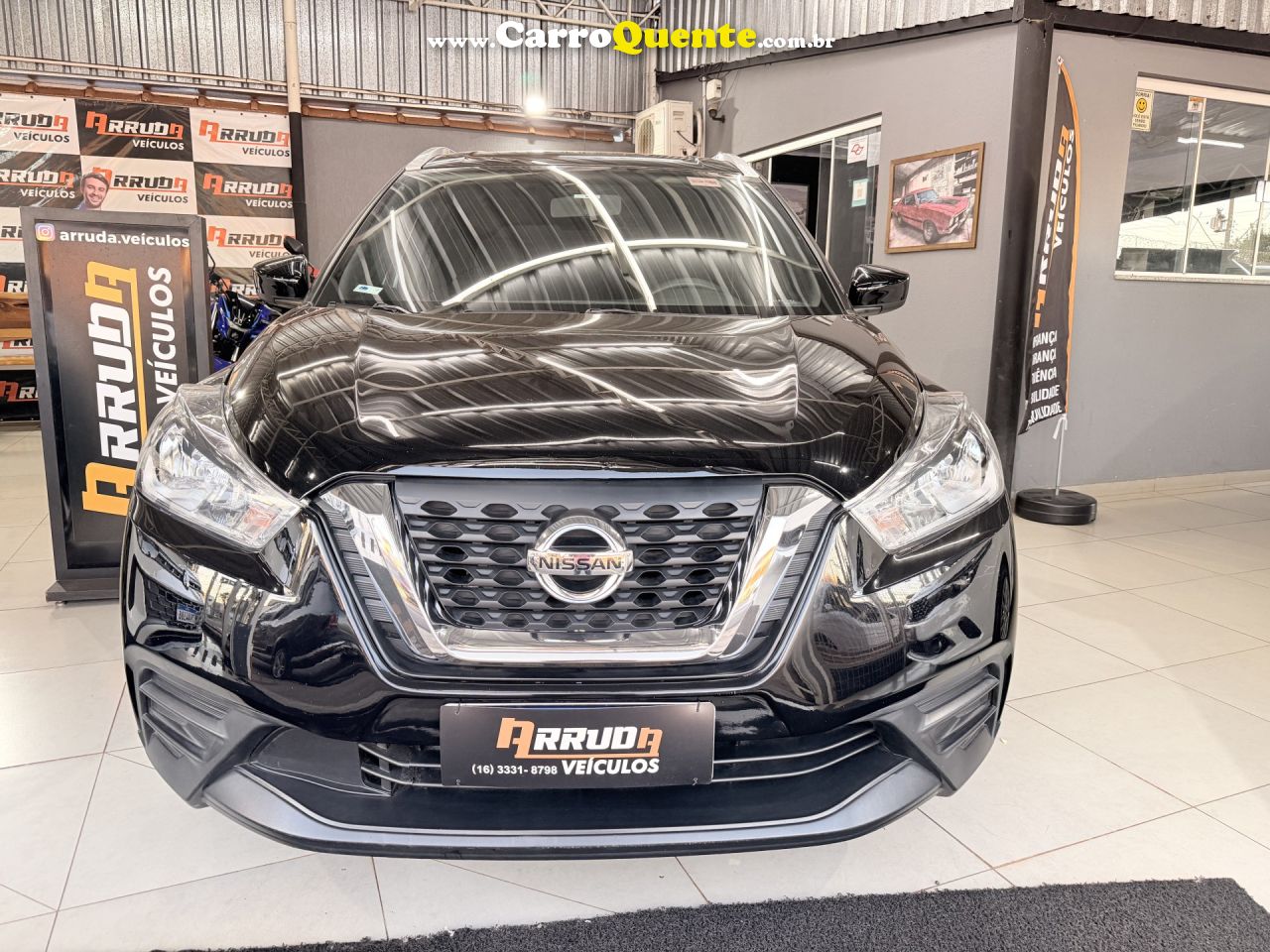 NISSAN   KICKS S DIRECT 1.6 16V FLEX 5P AUT.   PRETO 2019 1.6 FLEX - Loja