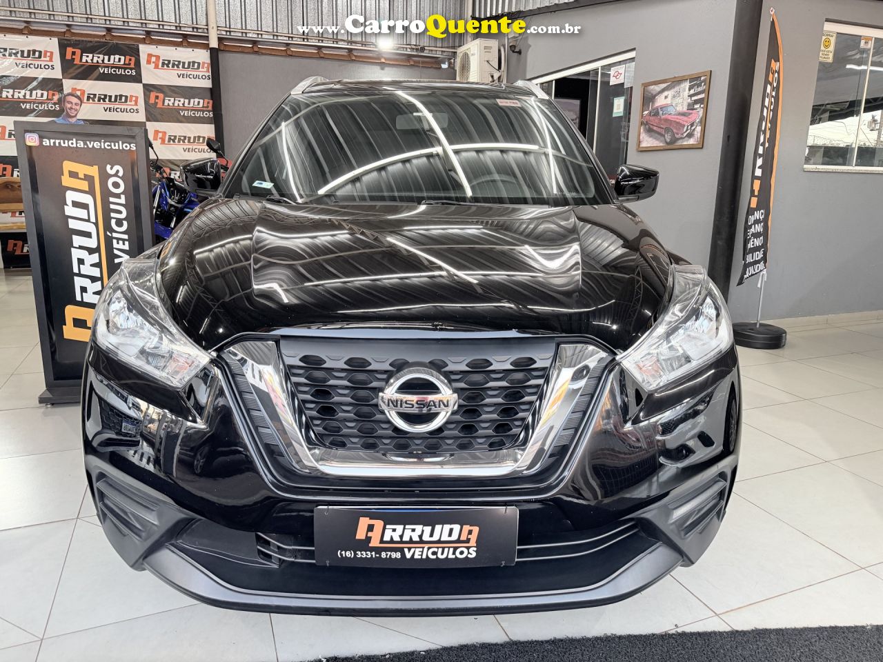 NISSAN   KICKS S DIRECT 1.6 16V FLEX 5P AUT.   PRETO 2019 1.6 FLEX - Loja