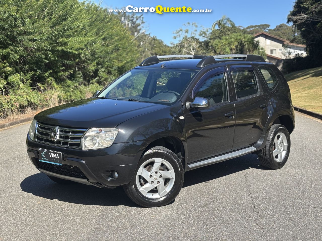 RENAULT   DUSTER DYNAMIQUE 2.0 FLEX 16V AUT.   PRETO 2013 2.0 FLEX - Loja