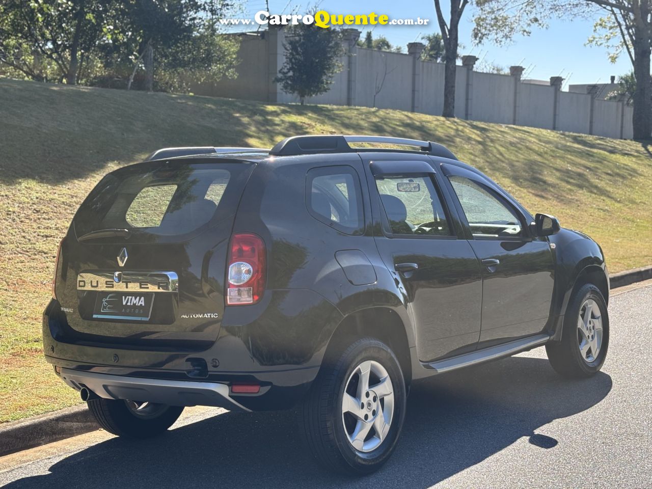RENAULT   DUSTER DYNAMIQUE 2.0 FLEX 16V AUT.   PRETO 2013 2.0 FLEX - Loja