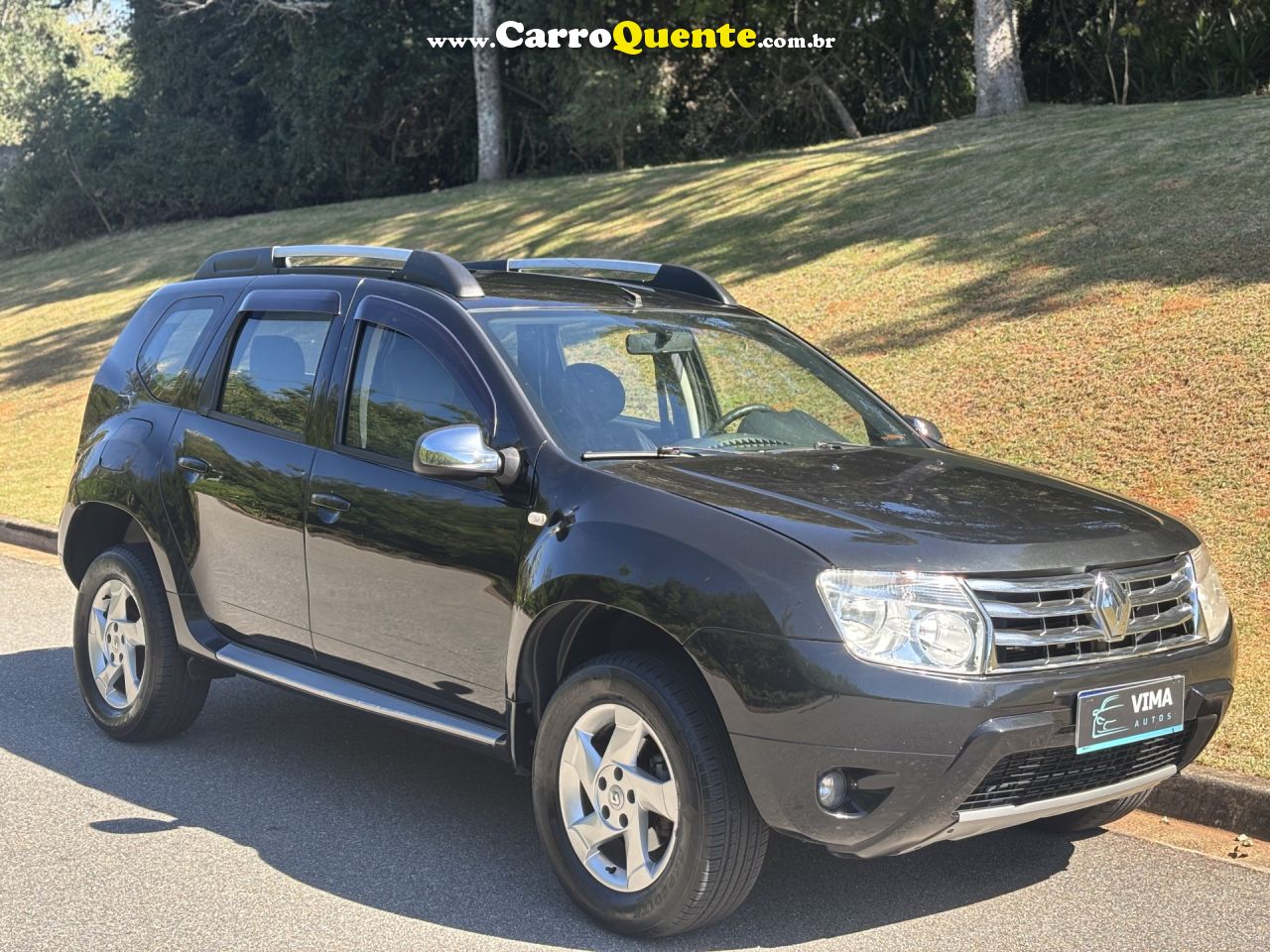 RENAULT   DUSTER DYNAMIQUE 2.0 FLEX 16V AUT.   PRETO 2013 2.0 FLEX - Loja