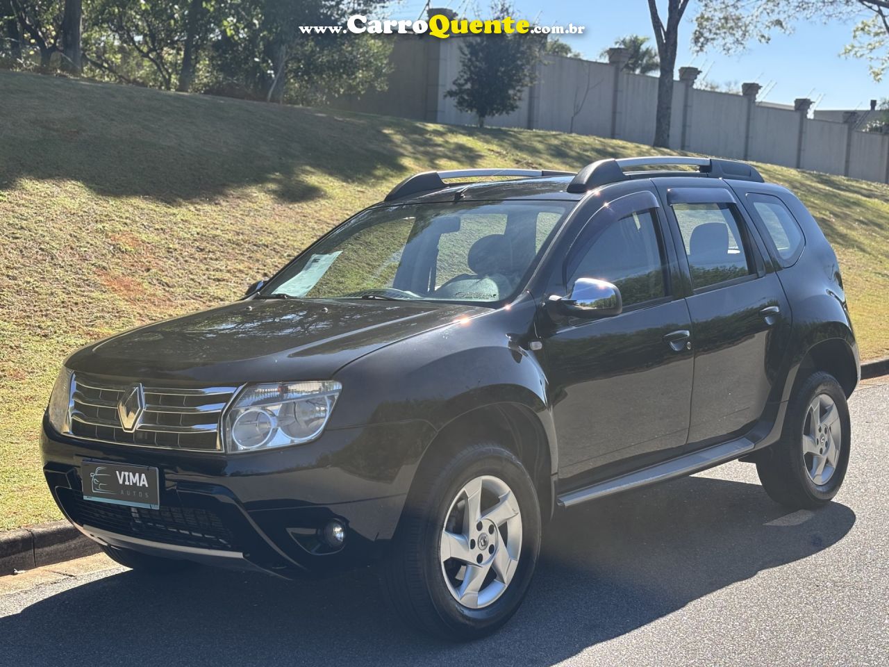 RENAULT   DUSTER DYNAMIQUE 2.0 FLEX 16V AUT.   PRETO 2013 2.0 FLEX - Loja
