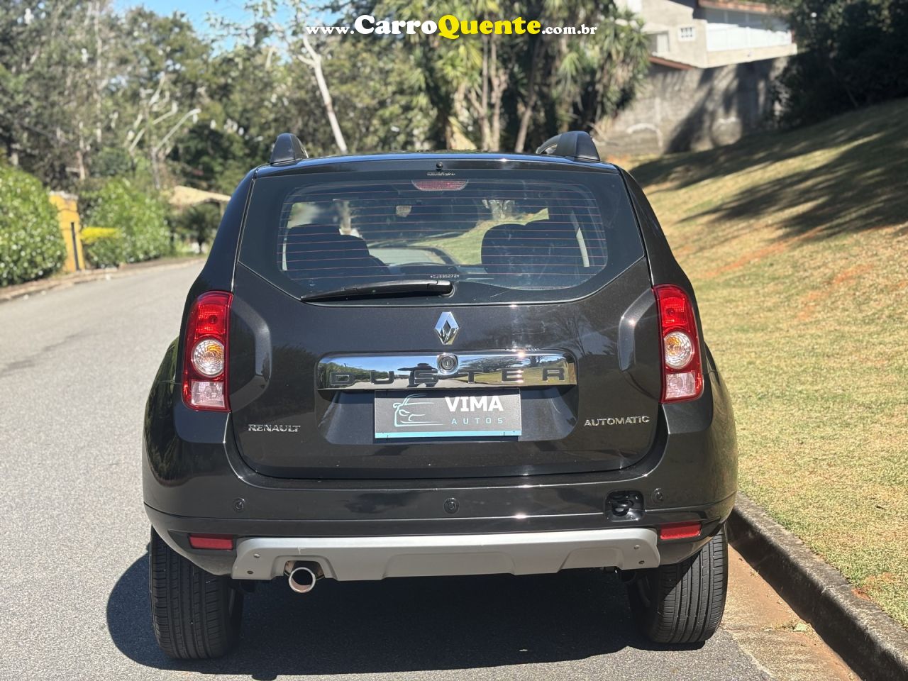 RENAULT   DUSTER DYNAMIQUE 2.0 FLEX 16V AUT.   PRETO 2013 2.0 FLEX - Loja