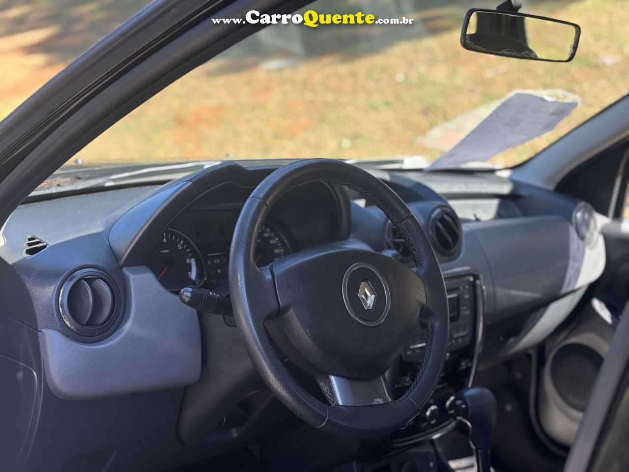 RENAULT   DUSTER DYNAMIQUE 2.0 FLEX 16V AUT.   PRETO 2013 2.0 FLEX - Loja