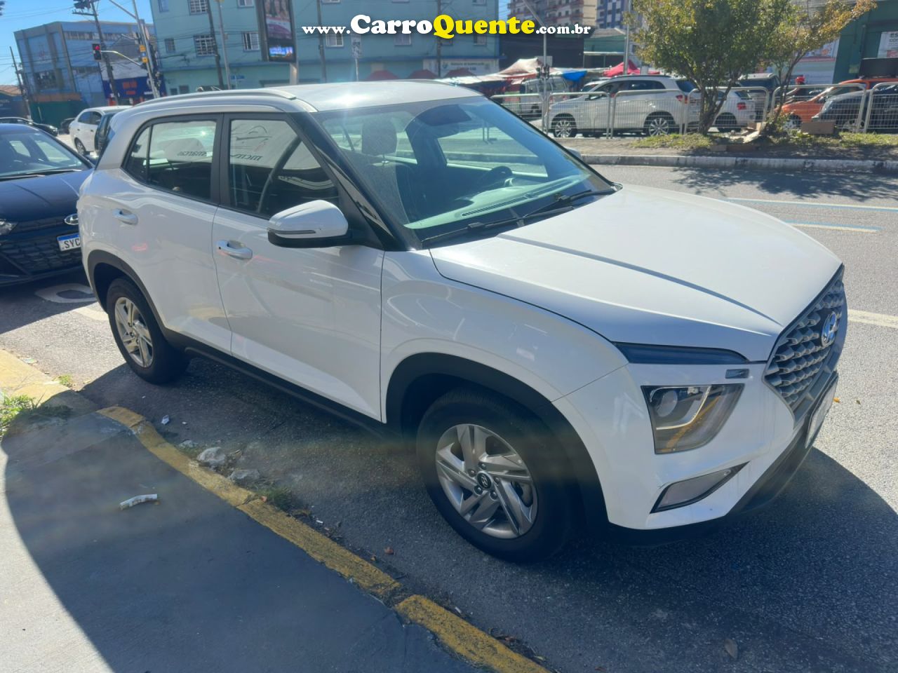 HYUNDAI   CRETA COMFORT 1.0 TB 12V FLEX AUT.   BRANCO 2025 1.0 FLEX - Loja