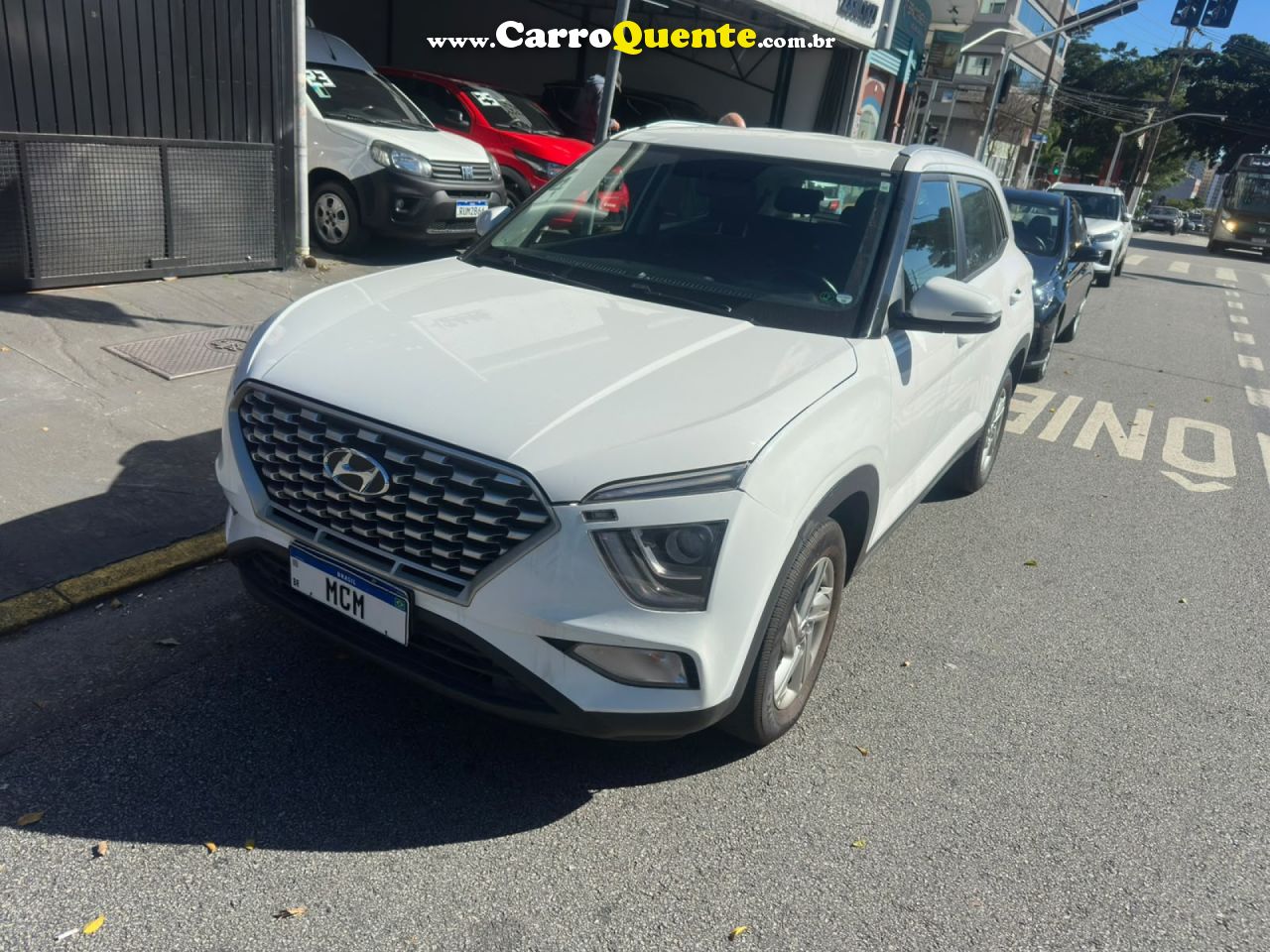 HYUNDAI   CRETA COMFORT 1.0 TB 12V FLEX AUT.   BRANCO 2025 1.0 FLEX - Loja