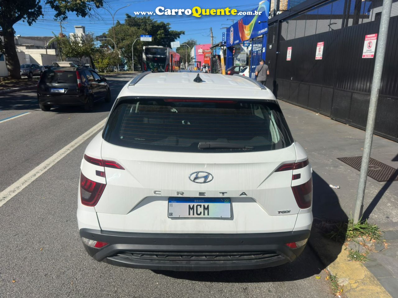 HYUNDAI   CRETA COMFORT 1.0 TB 12V FLEX AUT.   BRANCO 2025 1.0 FLEX - Loja