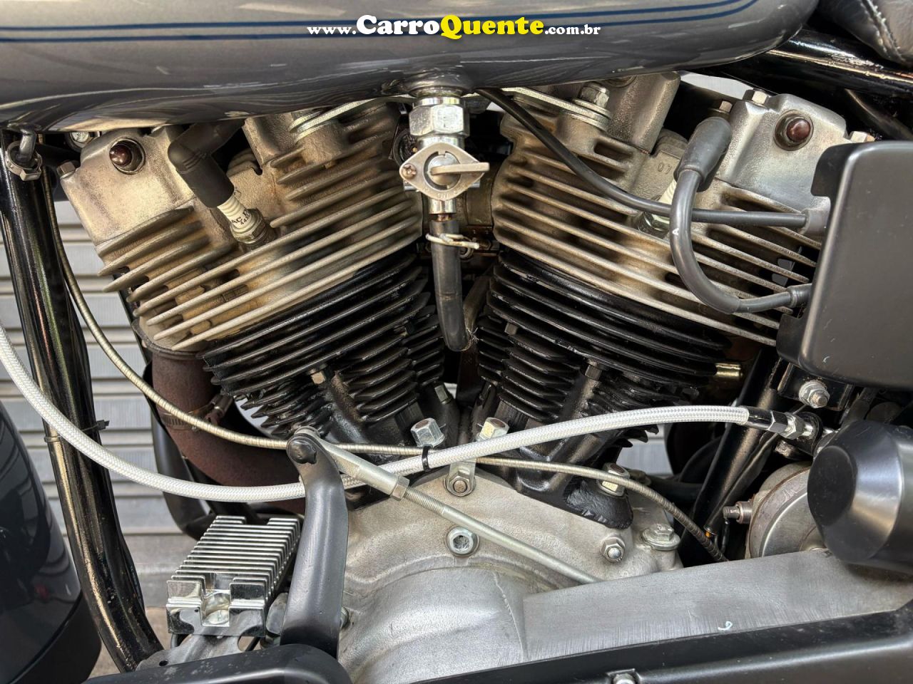 HARLEY-DAVIDSON   SHOVELHEAD 1000   CINZA 1975 1000 GASOLINA - Loja