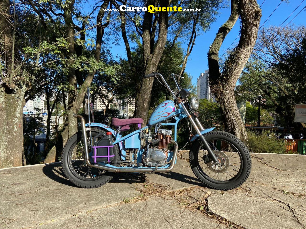 HONDA   HONDA CG 125 CHOPPER    AMARELO 1982 125 GASOLINA - Loja