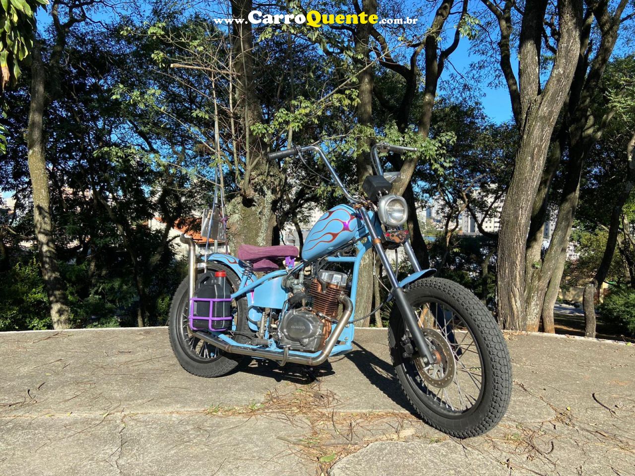 HONDA   HONDA CG 125 CHOPPER    AMARELO 1982 125 GASOLINA - Loja