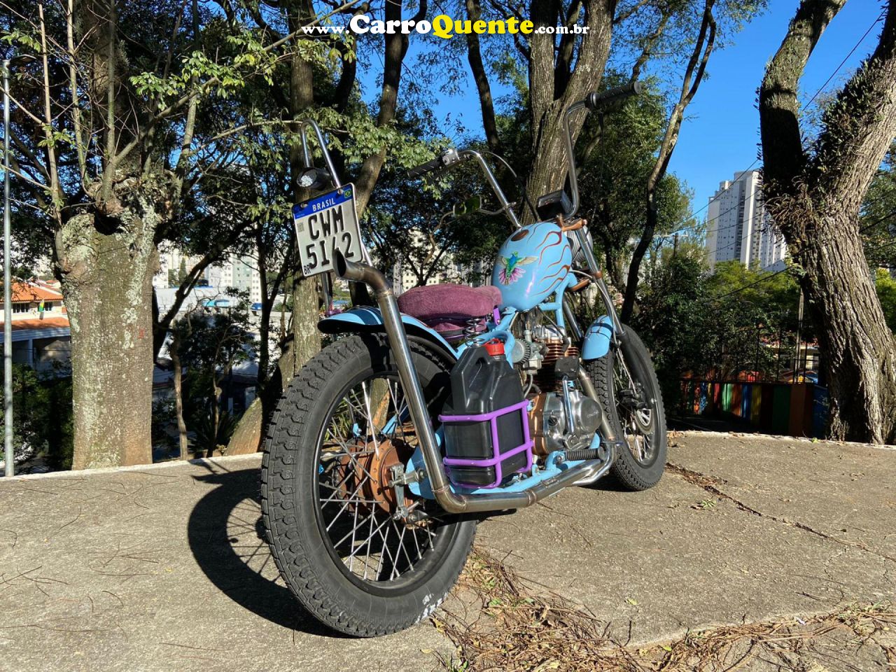 HONDA   HONDA CG 125 CHOPPER    AMARELO 1982 125 GASOLINA - Loja