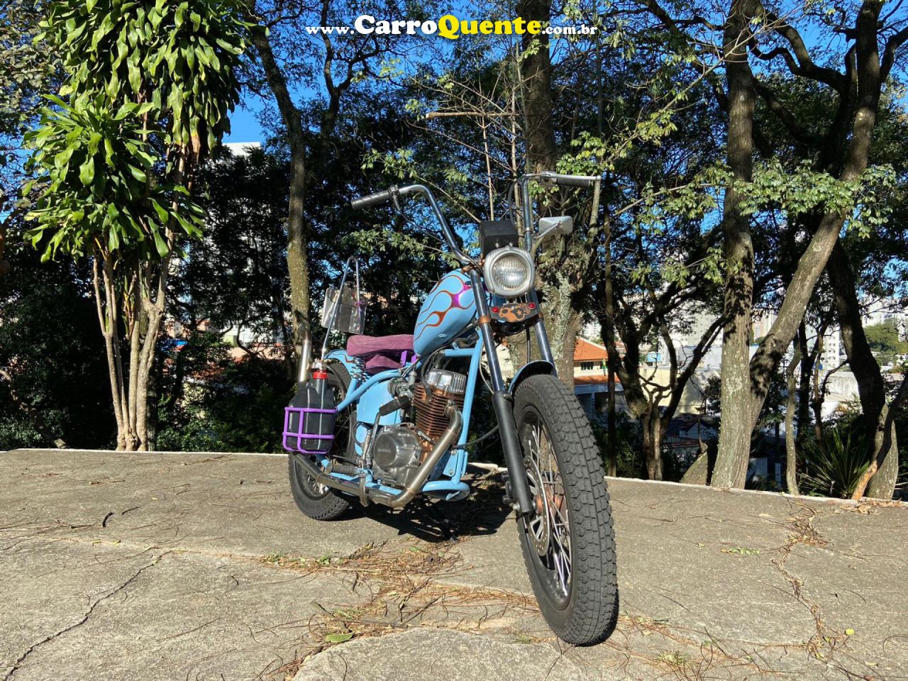 HONDA   HONDA CG 125 CHOPPER    AMARELO 1982 125 GASOLINA - Loja
