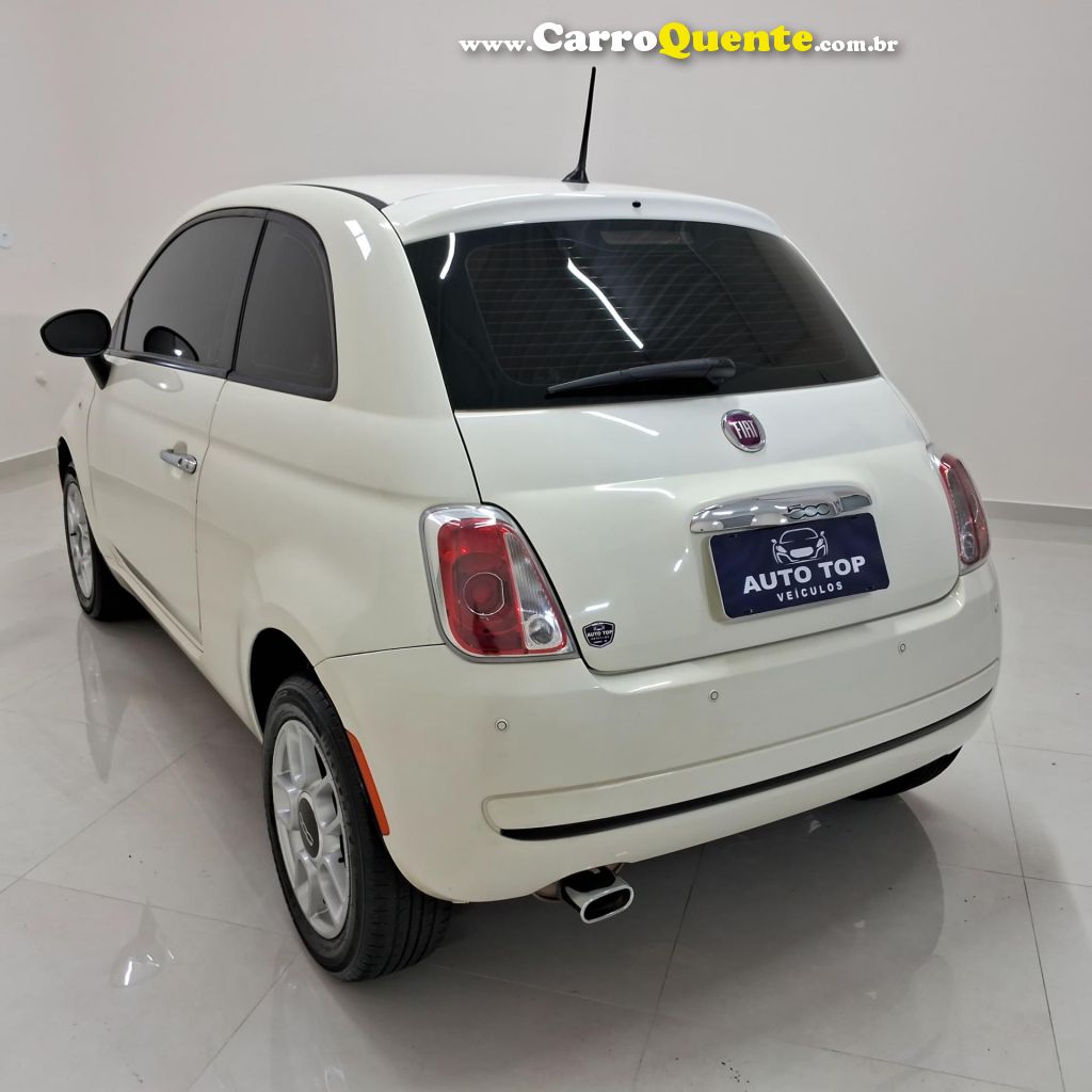 FIAT   500 CULT 1.4 FLEX 8V EVO MEC.   BRANCO 2014 1.4 FLEX - Loja