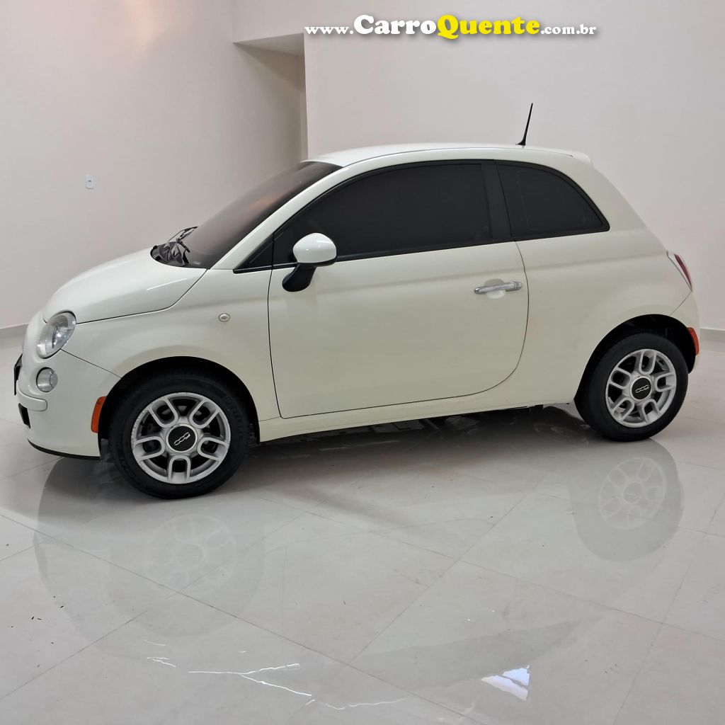 FIAT   500 CULT 1.4 FLEX 8V EVO MEC.   BRANCO 2014 1.4 FLEX - Loja