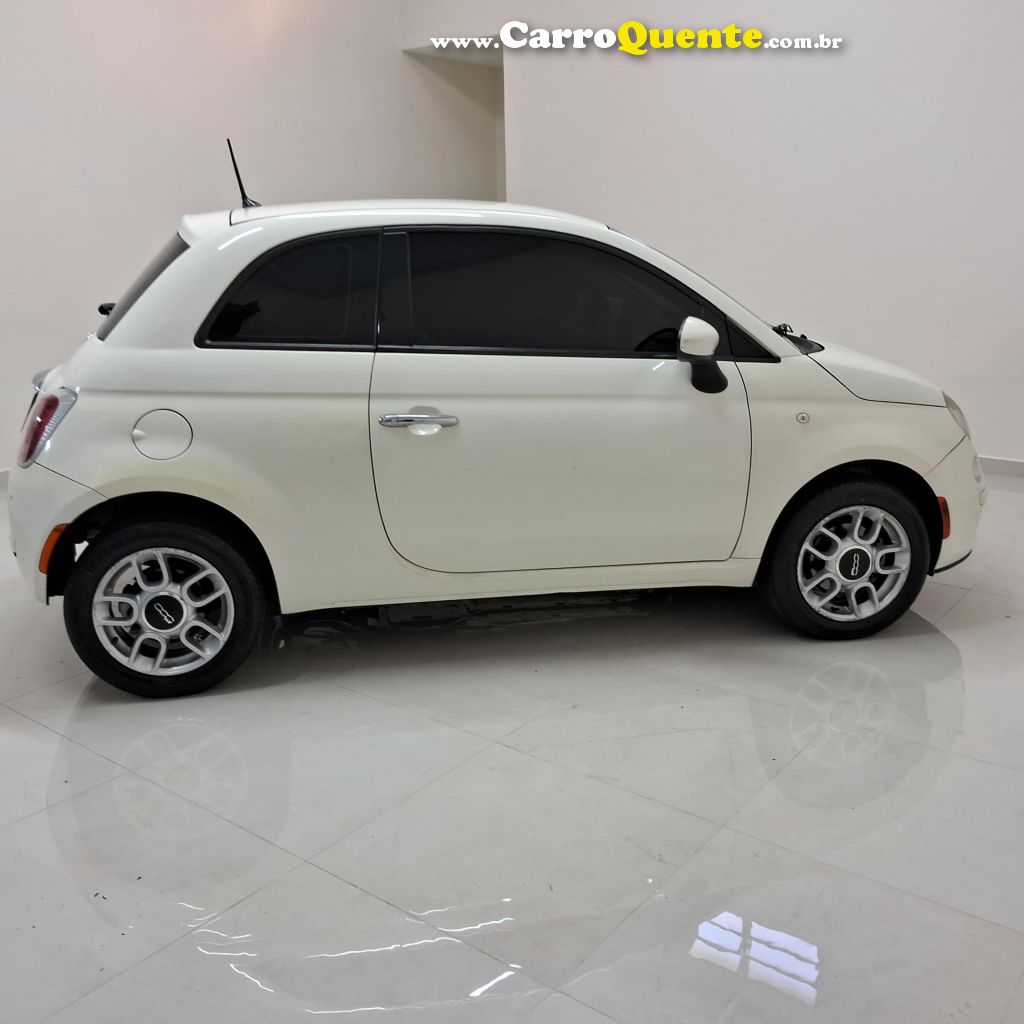FIAT   500 CULT 1.4 FLEX 8V EVO MEC.   BRANCO 2014 1.4 FLEX - Loja