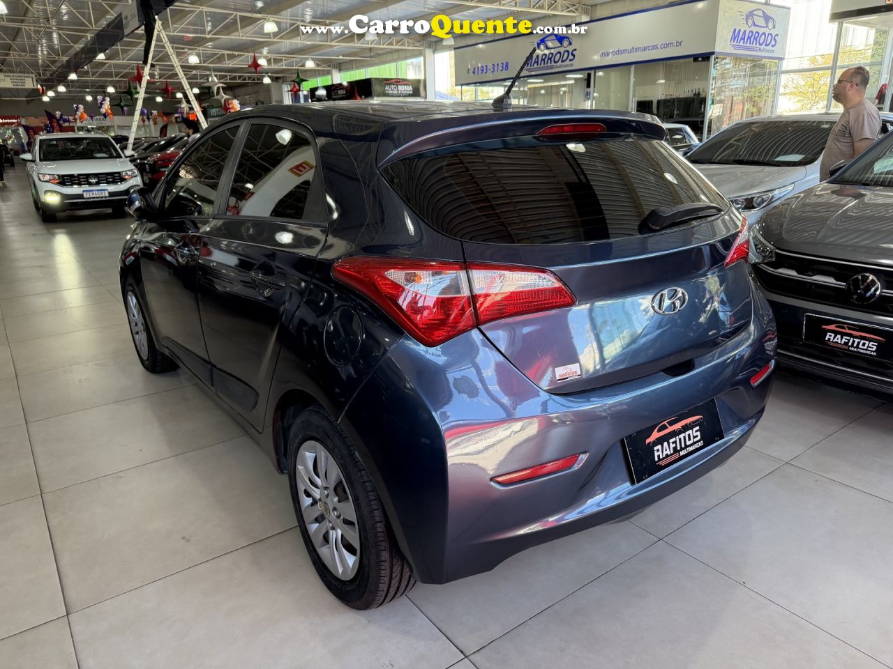 HYUNDAI   HB20 C.STYLEC.PLUS 1.6 FLEX 16V AUT.   AZUL 2015 1.6 FLEX - Loja
