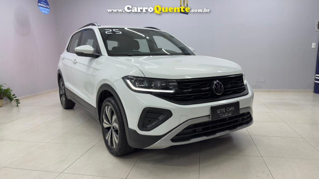 VOLKSWAGEN   T-CROSS 200 TSI 1.0  FLEX 12V 5P AUT.   BRANCO 2025 1.0 FLEX - Loja