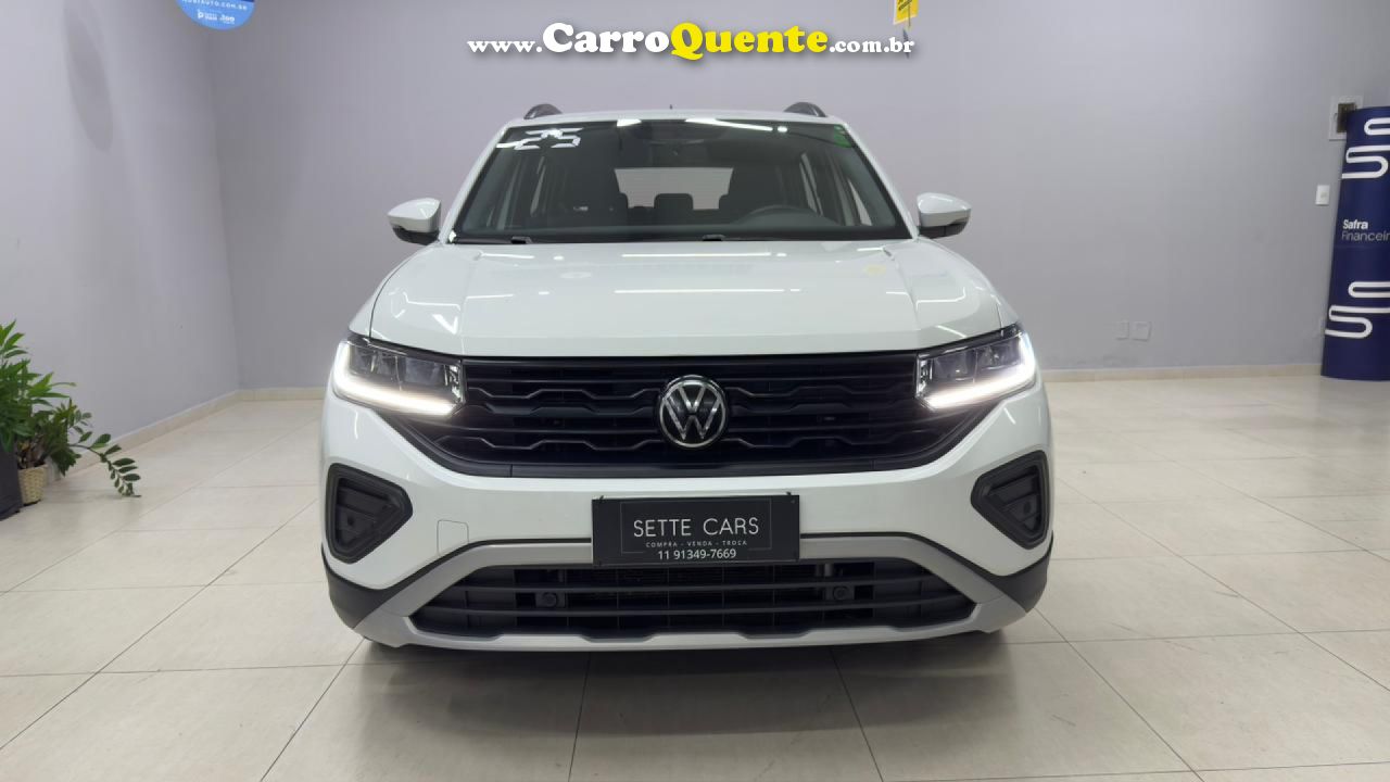 VOLKSWAGEN   T-CROSS 200 TSI 1.0  FLEX 12V 5P AUT.   BRANCO 2025 1.0 FLEX - Loja
