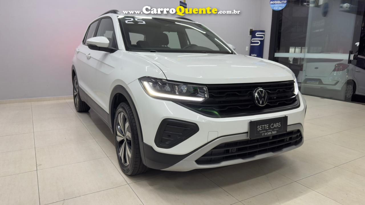 VOLKSWAGEN   T-CROSS 200 TSI 1.0  FLEX 12V 5P AUT.   BRANCO 2025 1.0 FLEX - Loja