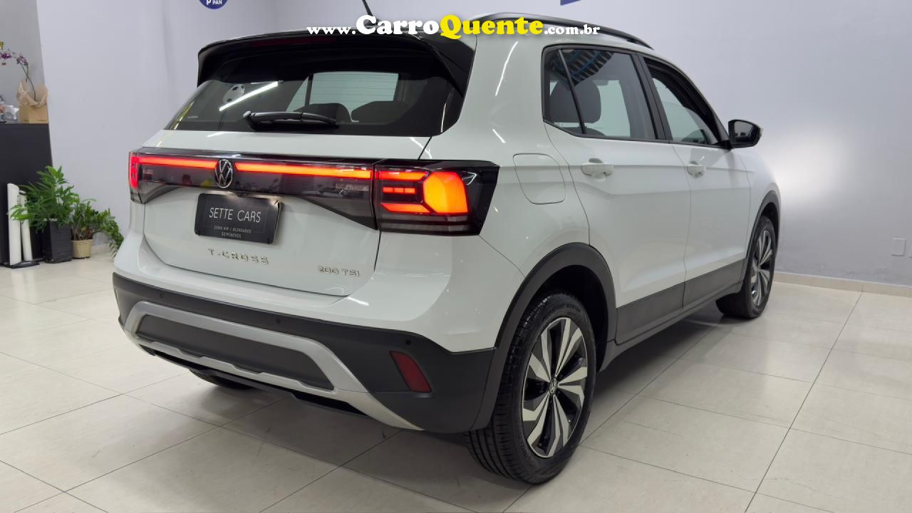 VOLKSWAGEN   T-CROSS 200 TSI 1.0  FLEX 12V 5P AUT.   BRANCO 2025 1.0 FLEX - Loja