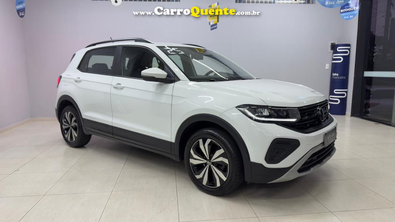 VOLKSWAGEN   T-CROSS 200 TSI 1.0  FLEX 12V 5P AUT.   BRANCO 2025 1.0 FLEX - Loja