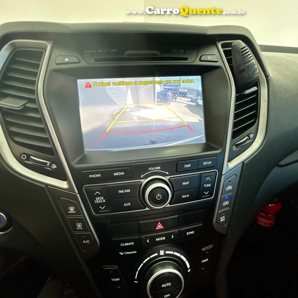 HYUNDAI   GRAND SANTA FÉ  3.3 V6 4X4 TIPTRONIC   BRANCO 2016 3.3 GASOLINA - Loja