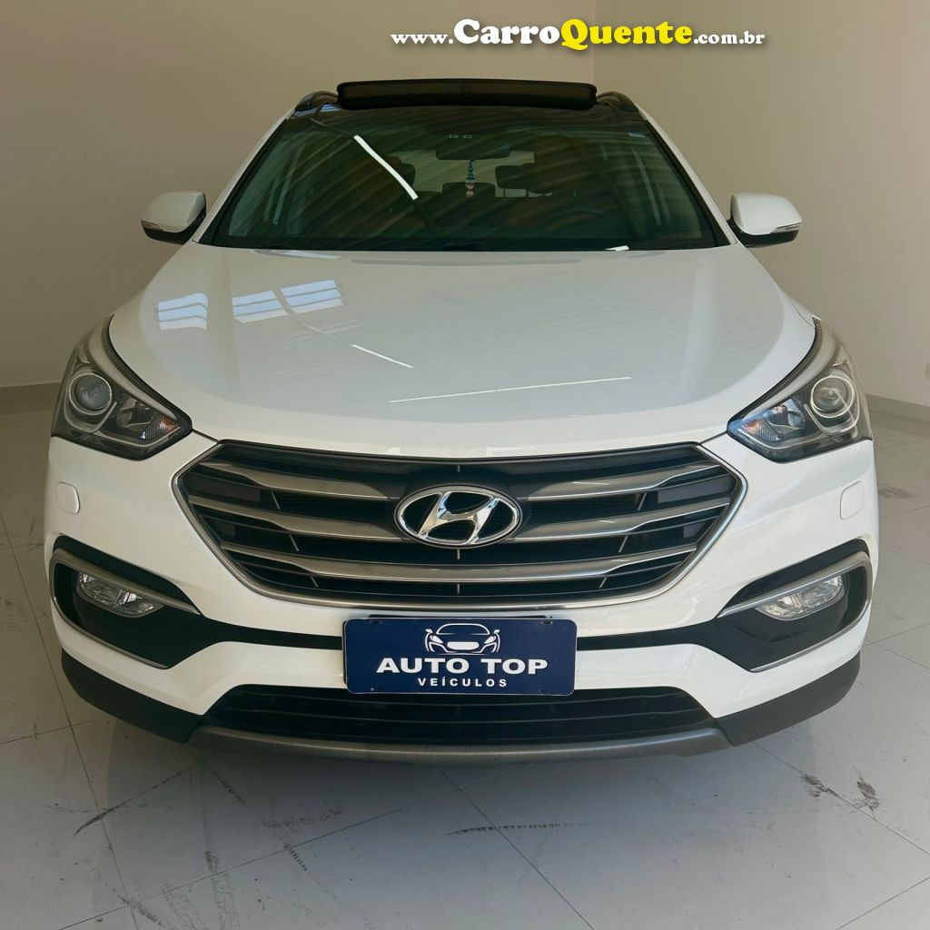 HYUNDAI   GRAND SANTA FÉ  3.3 V6 4X4 TIPTRONIC   BRANCO 2016 3.3 GASOLINA - Loja