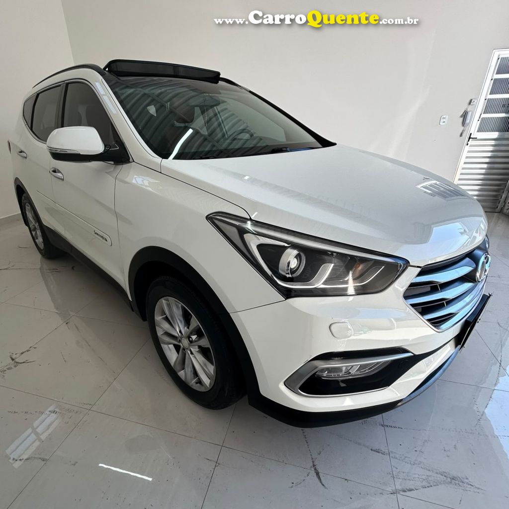 HYUNDAI   GRAND SANTA FÉ  3.3 V6 4X4 TIPTRONIC   BRANCO 2016 3.3 GASOLINA - Loja