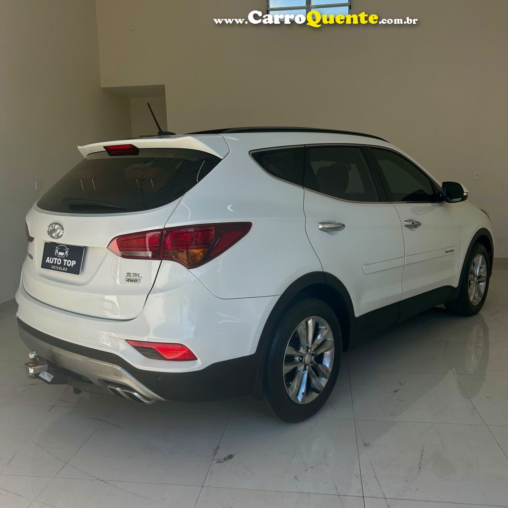 HYUNDAI   GRAND SANTA FÉ  3.3 V6 4X4 TIPTRONIC   BRANCO 2016 3.3 GASOLINA - Loja