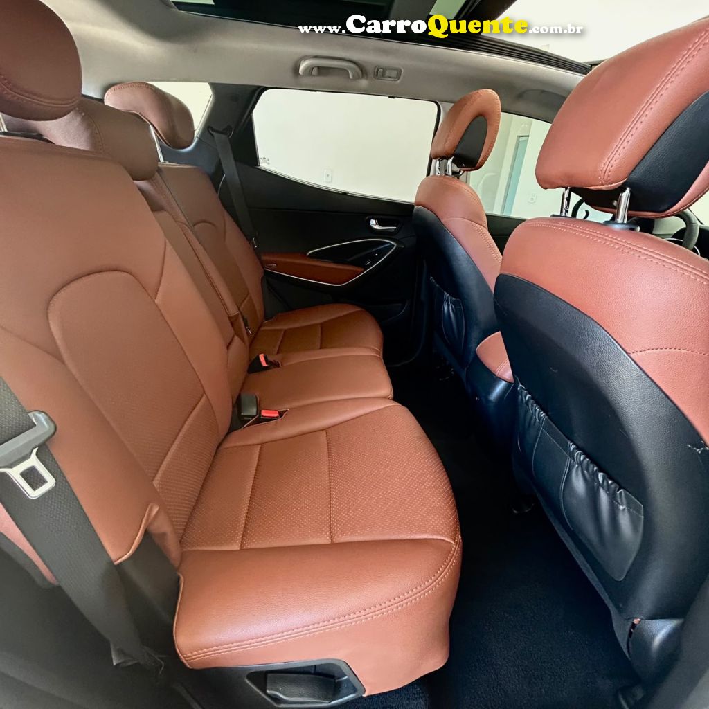HYUNDAI   GRAND SANTA FÉ  3.3 V6 4X4 TIPTRONIC   BRANCO 2016 3.3 GASOLINA - Loja