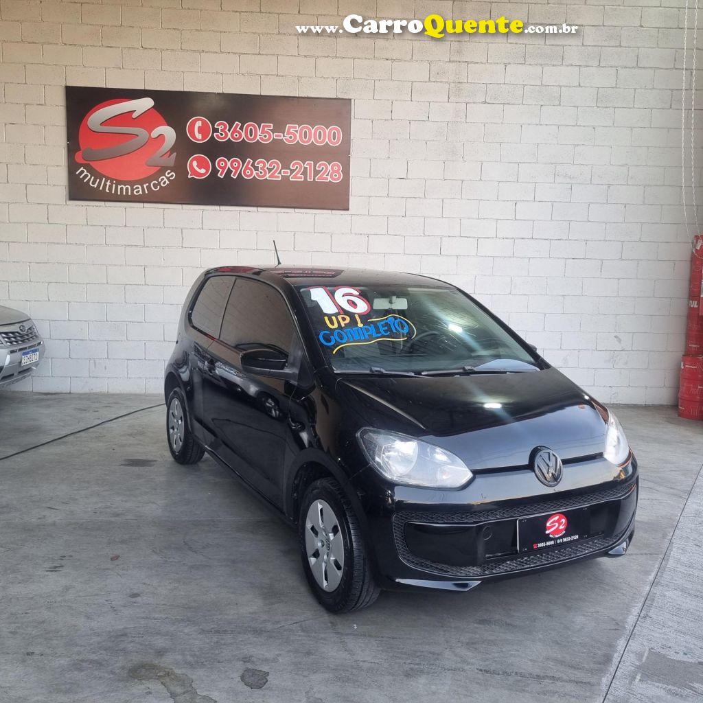 VOLKSWAGEN   UP! TAKE 1.0 T. FLEX 12V 3P   PRETO 2016 1.0 FLEX - Loja