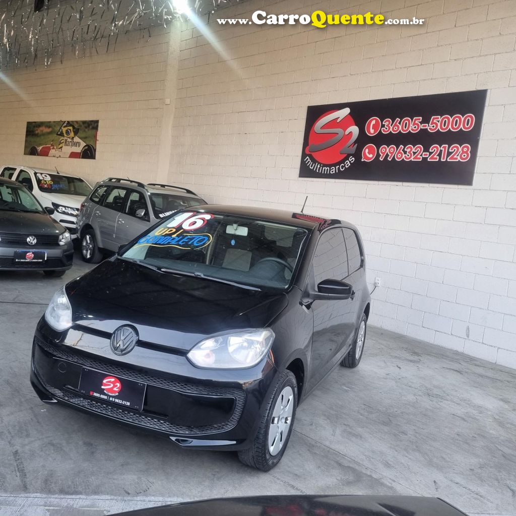 VOLKSWAGEN   UP! TAKE 1.0 T. FLEX 12V 3P   PRETO 2016 1.0 FLEX - Loja