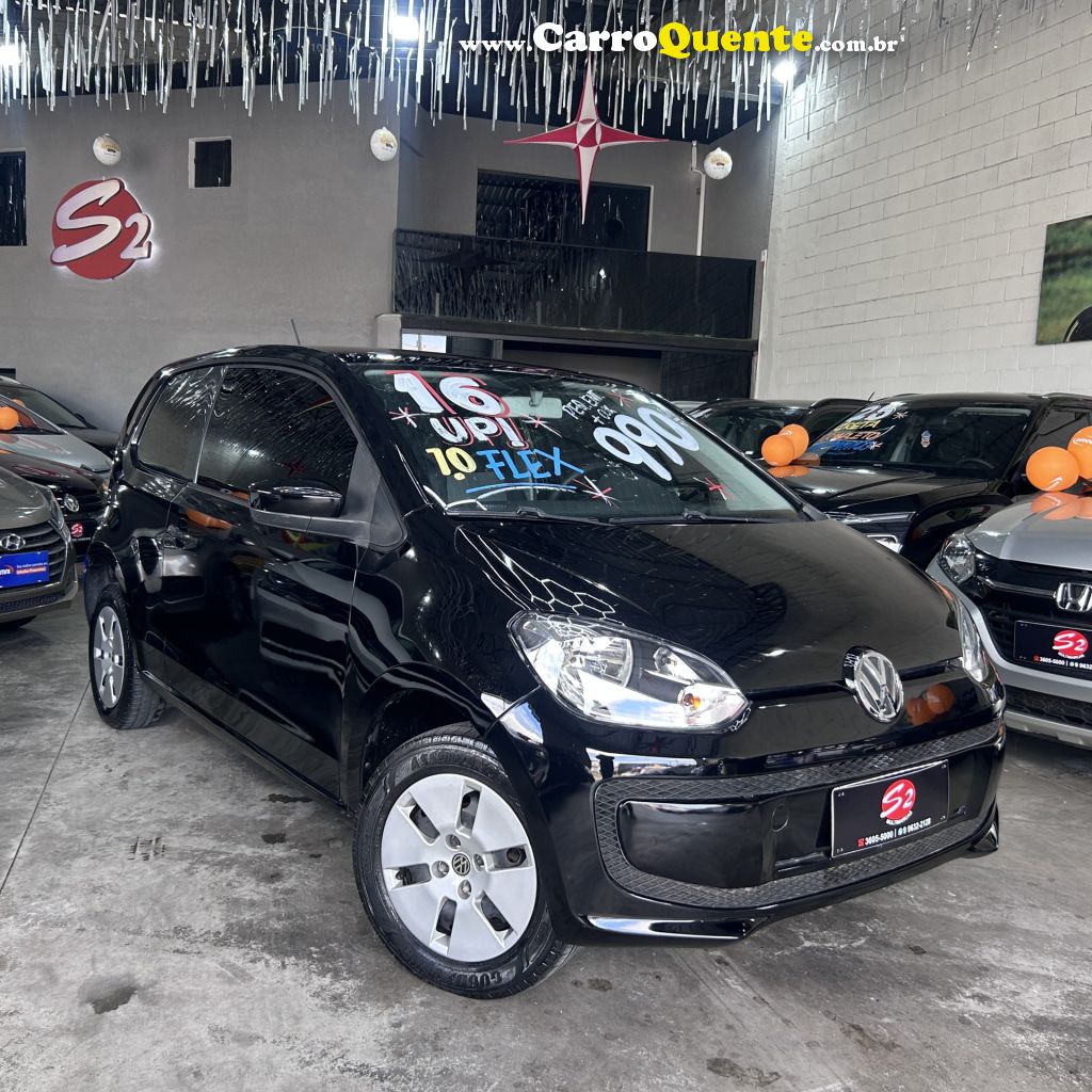 VOLKSWAGEN   UP! TAKE 1.0 T. FLEX 12V 3P   PRETO 2016 1.0 FLEX - Loja