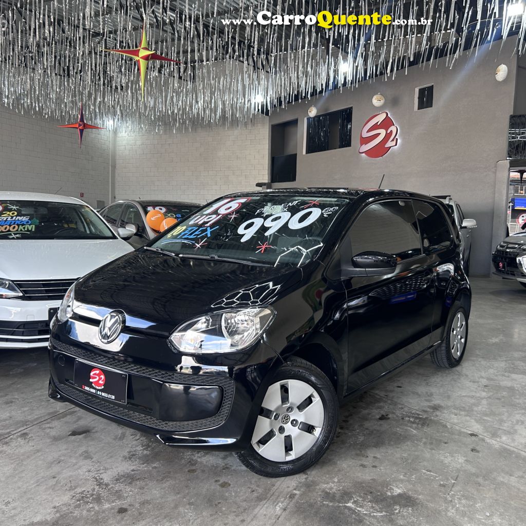VOLKSWAGEN   UP! TAKE 1.0 T. FLEX 12V 3P   PRETO 2016 1.0 FLEX - Loja