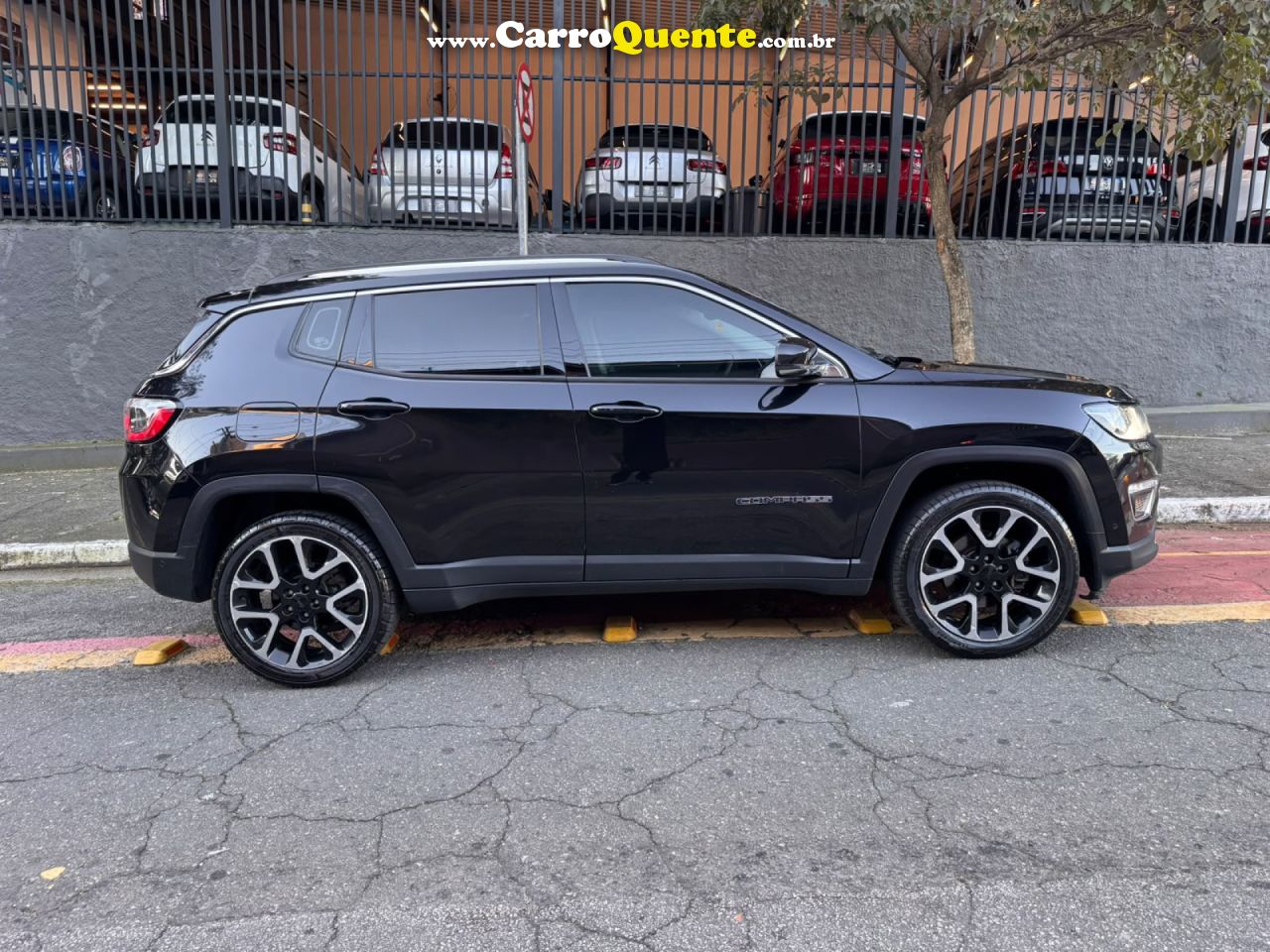 JEEP   COMPASS LIMITED 2.0 4X2 FLEX 16V AUT.   PRETO 2019 2.0 FLEX - Loja