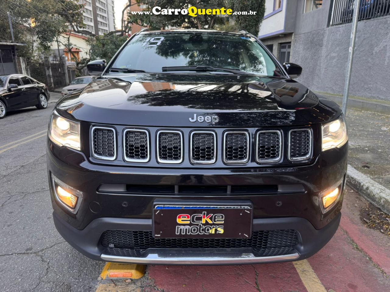 JEEP   COMPASS LIMITED 2.0 4X2 FLEX 16V AUT.   PRETO 2019 2.0 FLEX - Loja