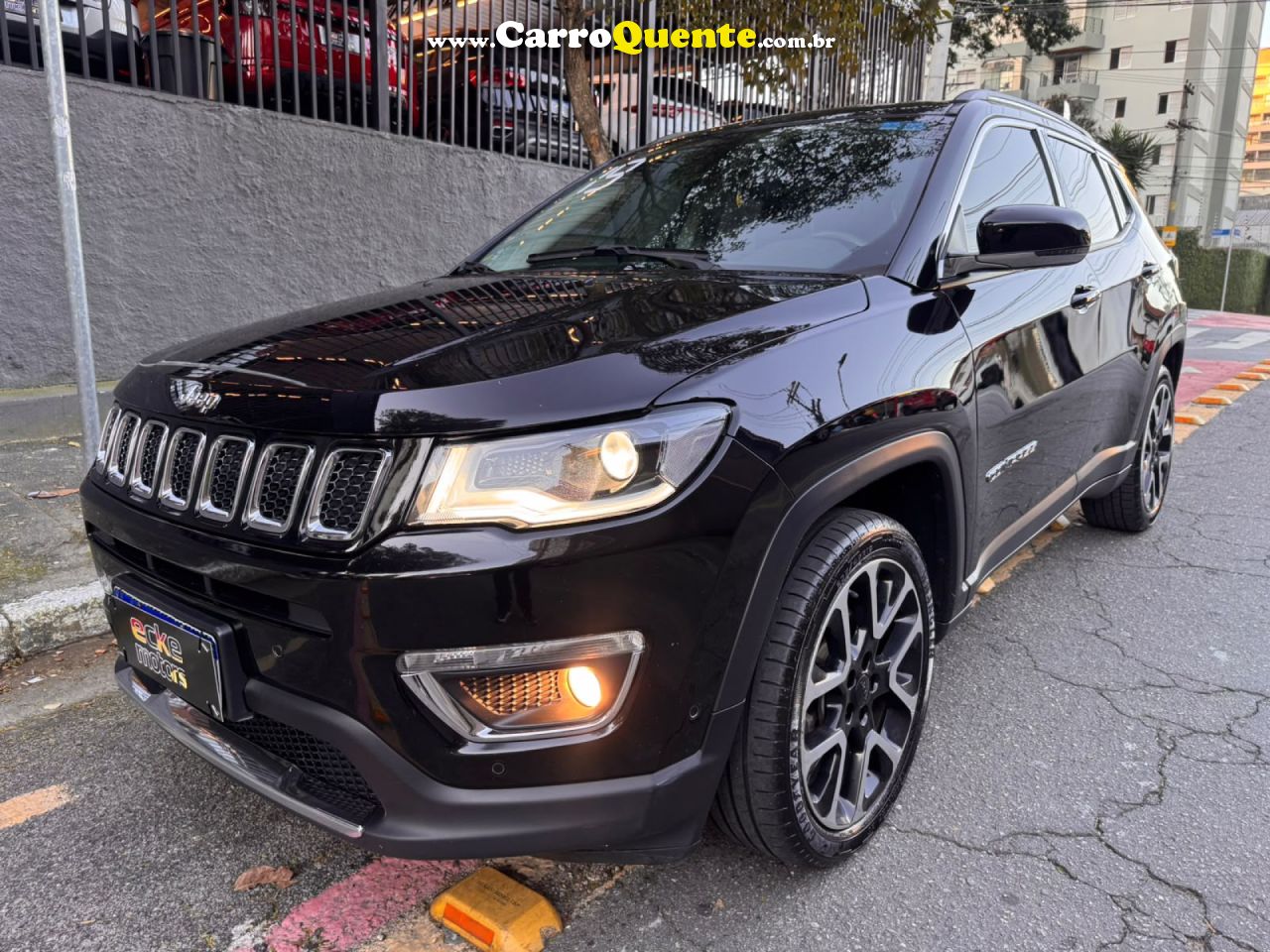 JEEP   COMPASS LIMITED 2.0 4X2 FLEX 16V AUT.   PRETO 2019 2.0 FLEX - Loja