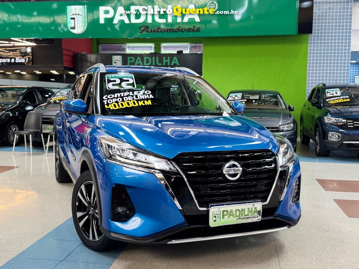 NISSAN KICKS 1.6 16V EXCLUSIVE 2022 - Loja