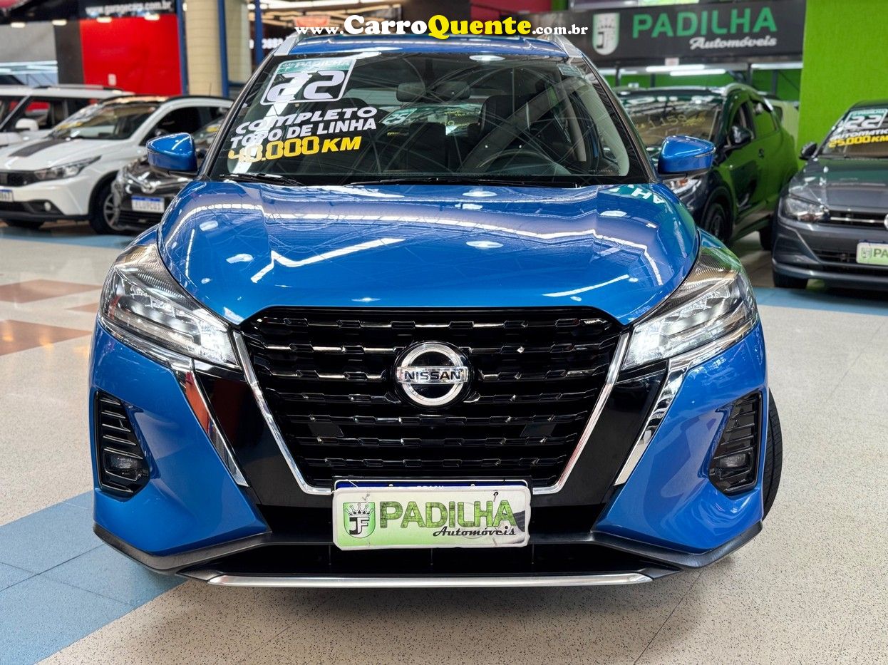 NISSAN KICKS 1.6 16V EXCLUSIVE 2022 - Loja