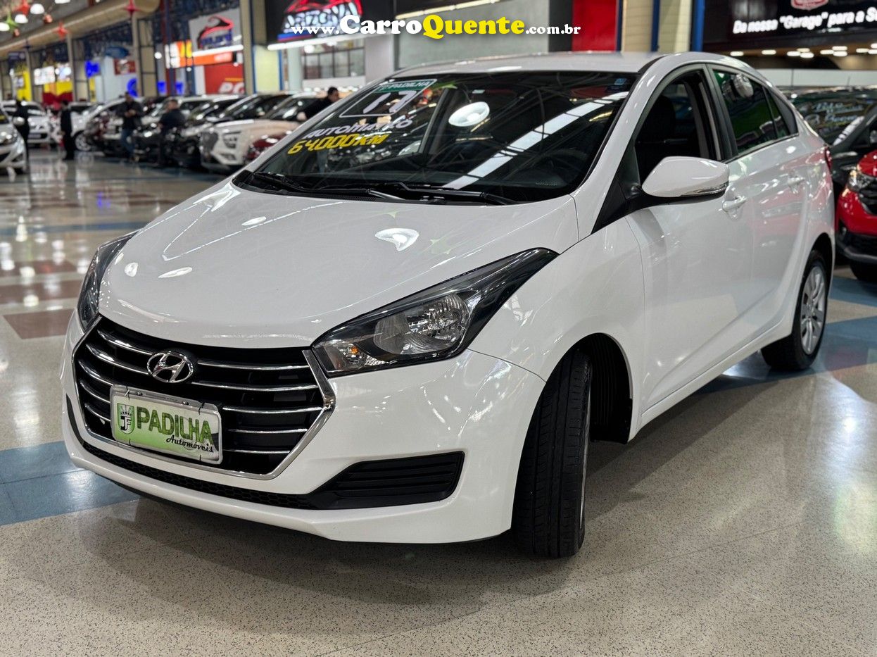 HYUNDAI HB20S 1.6 COMFORT PLUS 16V 2017 - Loja