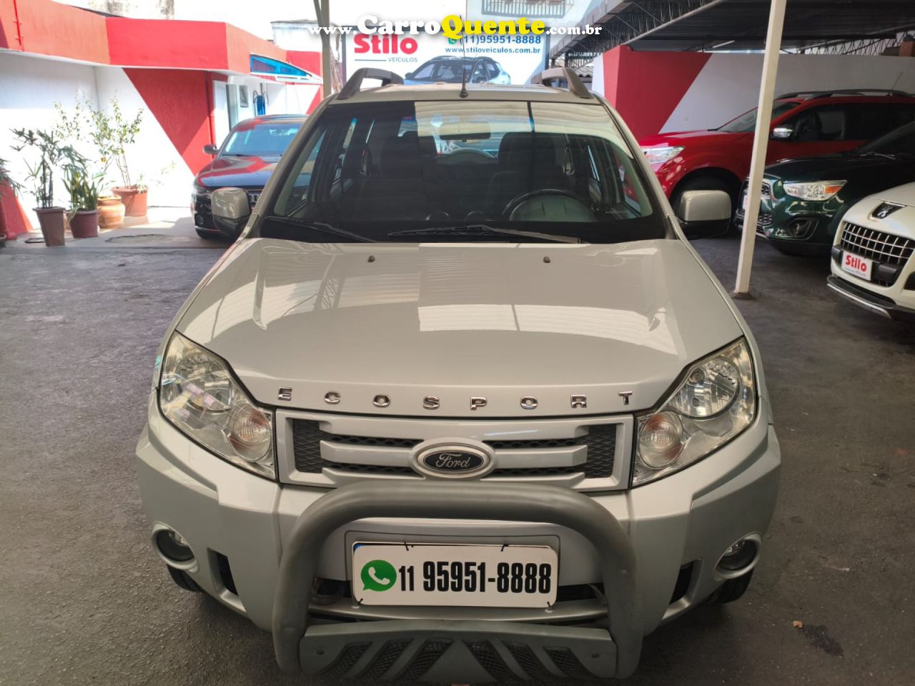 FORD   ECOSPORT XLT 2.0 2.0 FLEX 16V 5P AUT.   PRATA 2011 2.0 FLEX - Loja