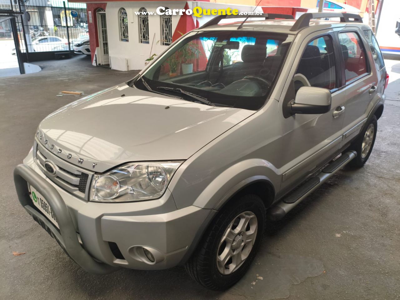 FORD   ECOSPORT XLT 2.0 2.0 FLEX 16V 5P AUT.   PRATA 2011 2.0 FLEX - Loja