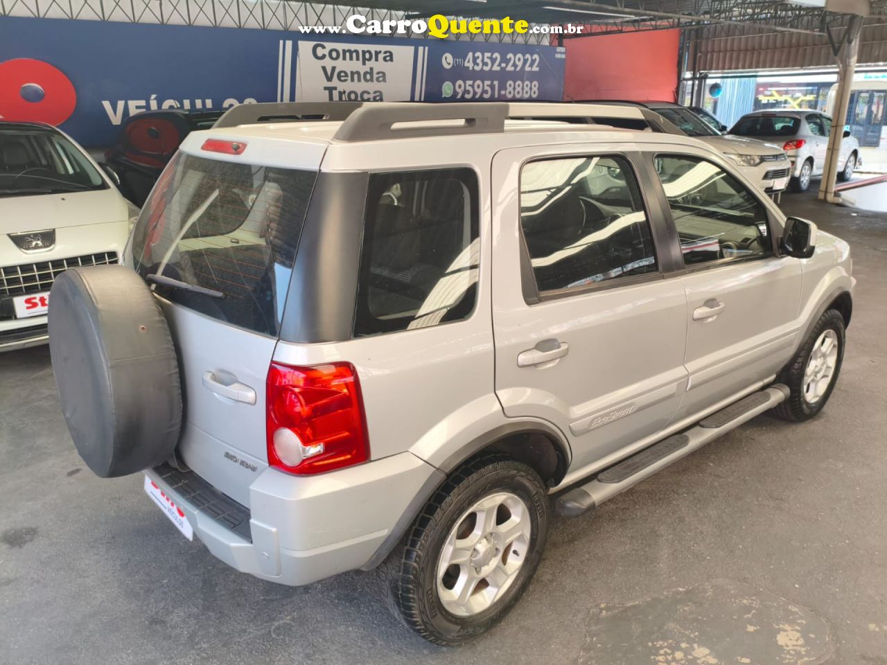 FORD   ECOSPORT XLT 2.0 2.0 FLEX 16V 5P AUT.   PRATA 2011 2.0 FLEX - Loja