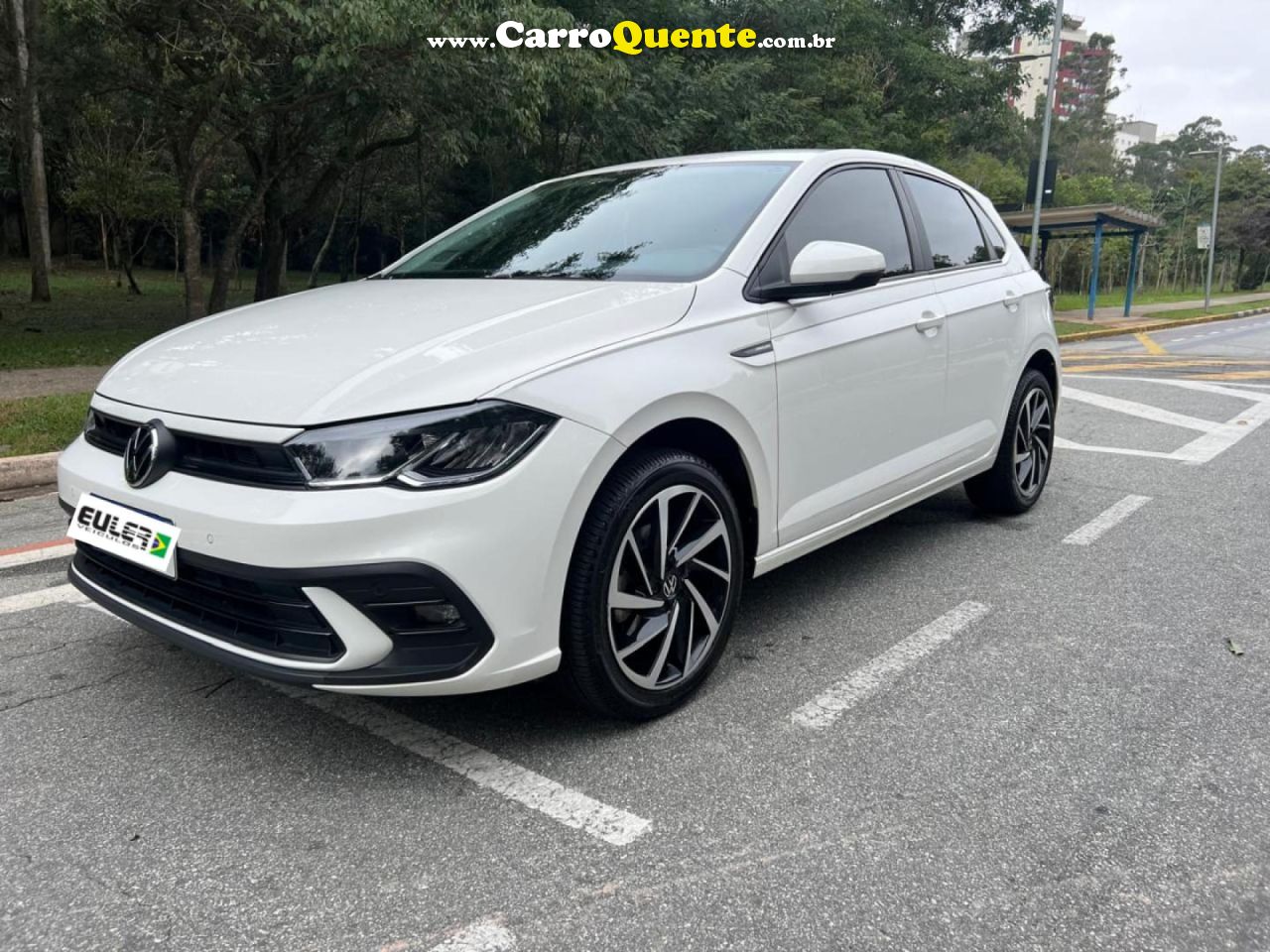 VOLKSWAGEN   POLO HIGHLINE TSI 1.0 FLEX 12V AUT.   BRANCO 2023 1.0 FLEX - Loja