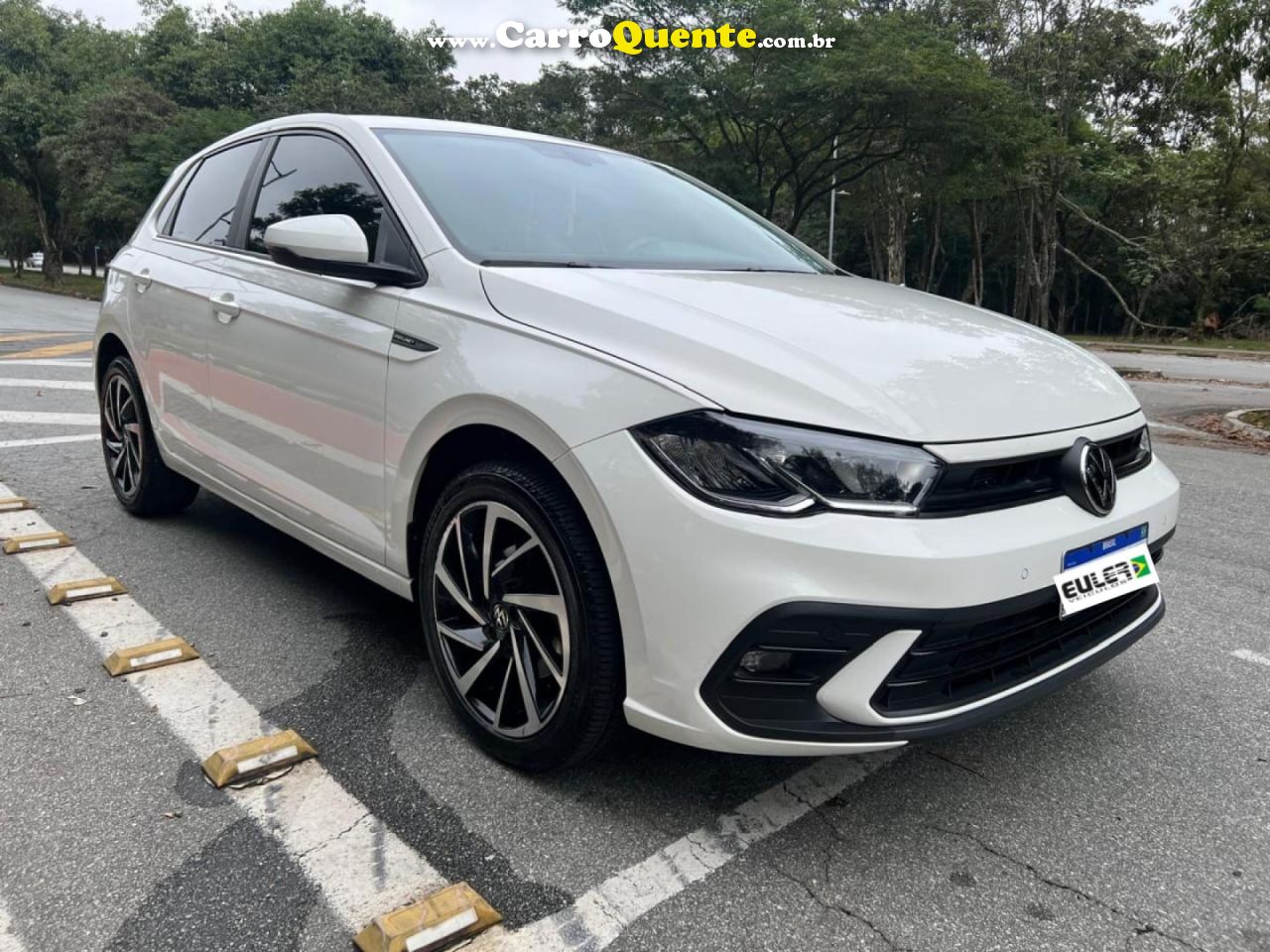 VOLKSWAGEN   POLO HIGHLINE TSI 1.0 FLEX 12V AUT.   BRANCO 2023 1.0 FLEX - Loja