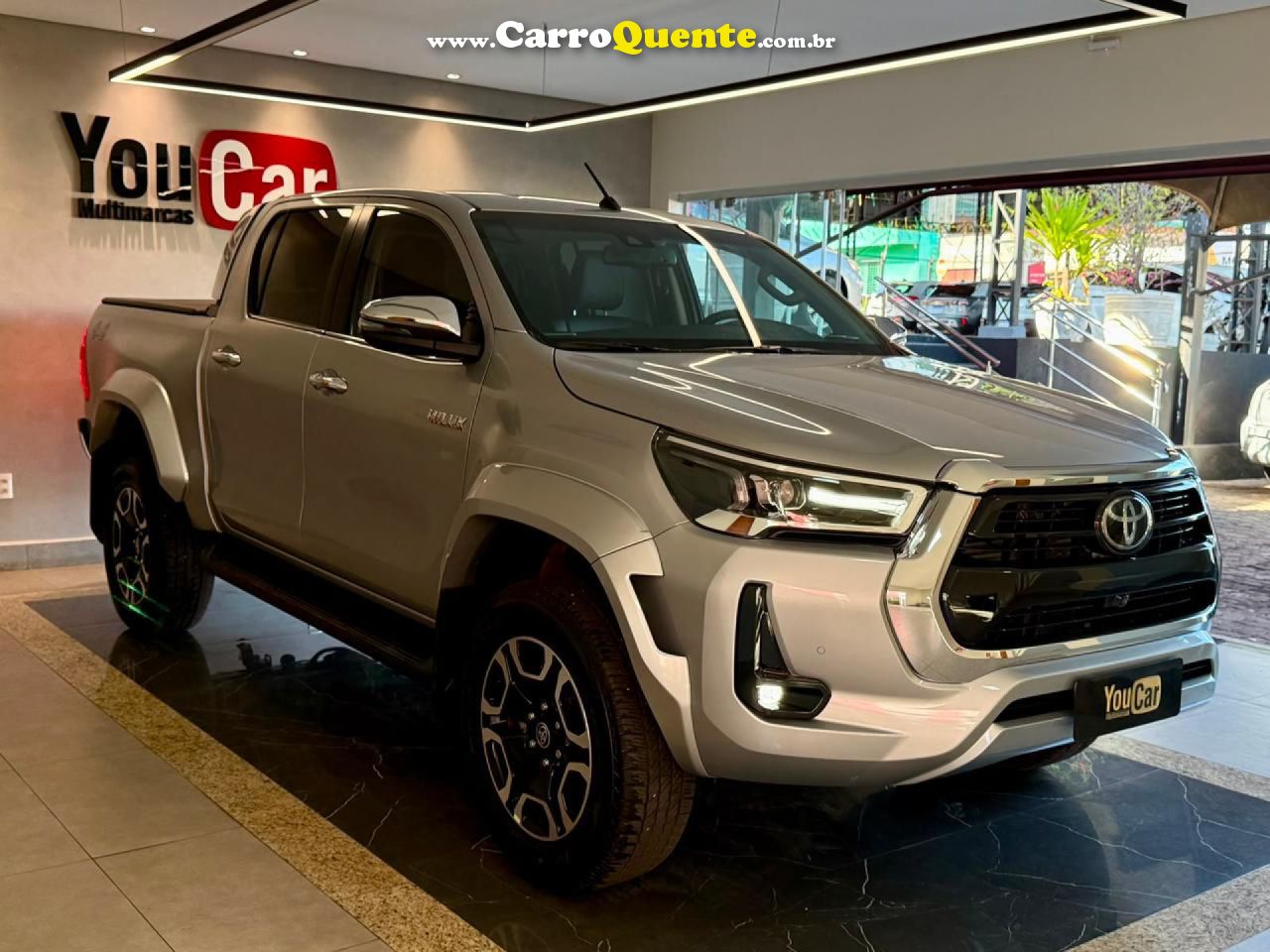 TOYOTA   HILUX CD SRX PLUS 4X4 2.8 TDI DIESEL AUT.   PRATA 2026 2.8 DIESEL - Loja