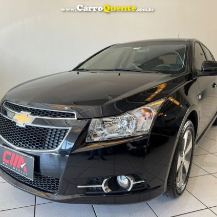 CHEVROLET   CRUZE LT 1.8 16V FLEXPOWER 4P AUT.   PRETO 2012 1.8 FLEX