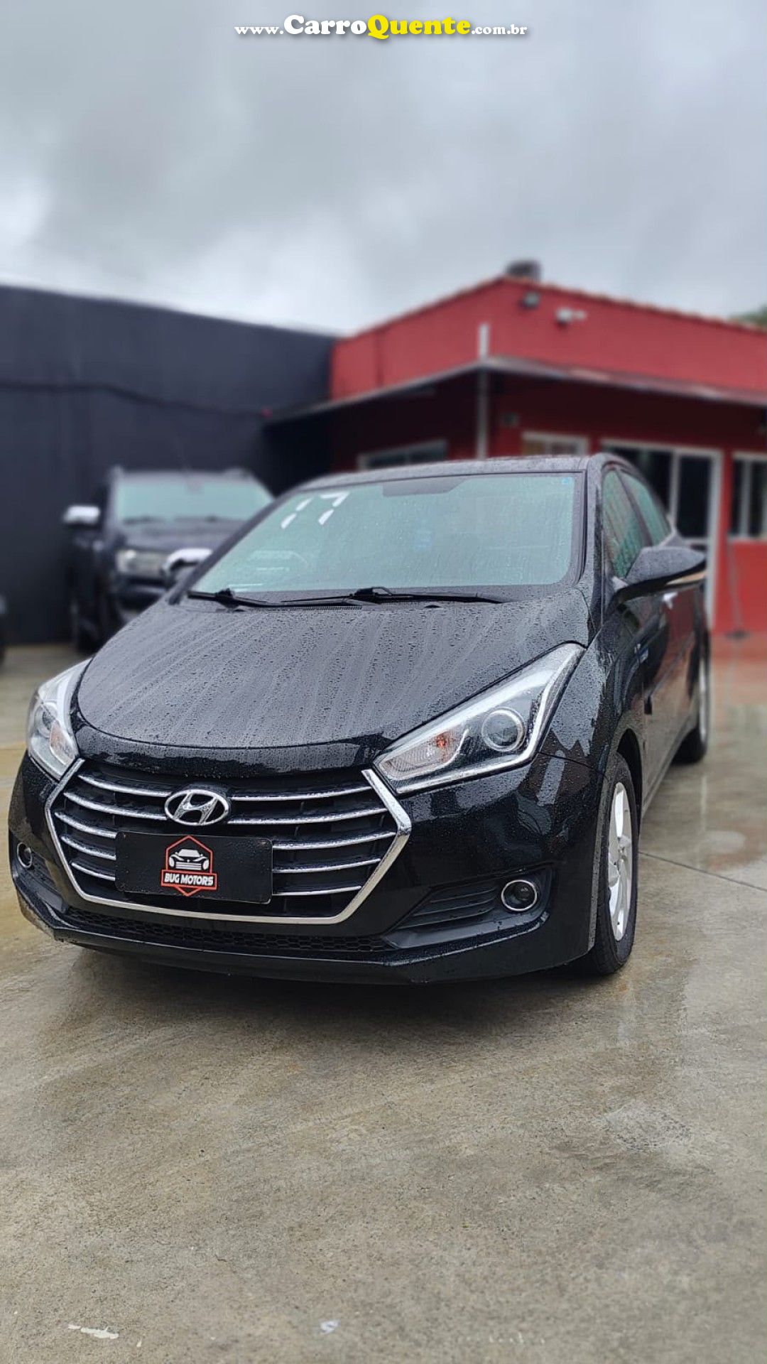 HYUNDAI   HB20S PREMIUM 1.6 FLEX 16V AUT. 4P   PRETO 2017 1.6 FLEX - Loja