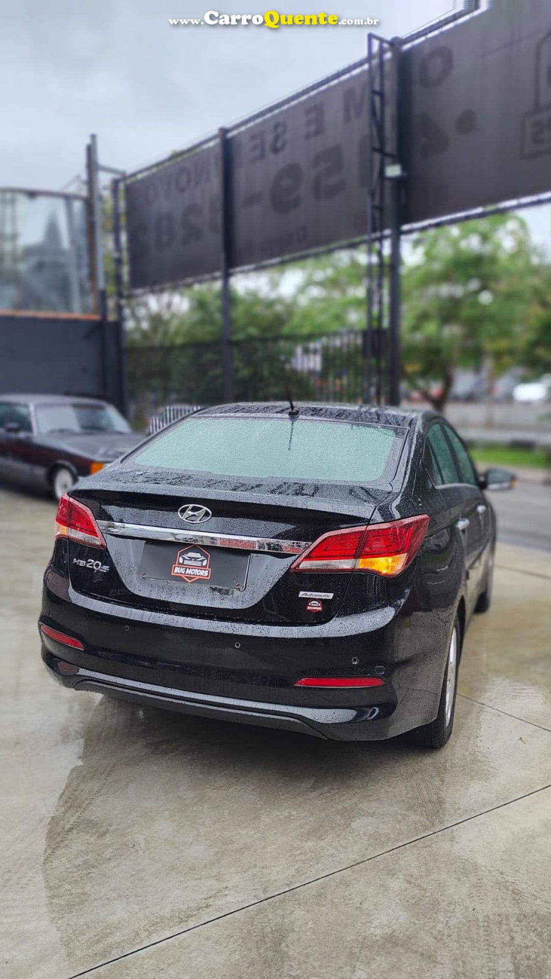 HYUNDAI   HB20S PREMIUM 1.6 FLEX 16V AUT. 4P   PRETO 2017 1.6 FLEX - Loja