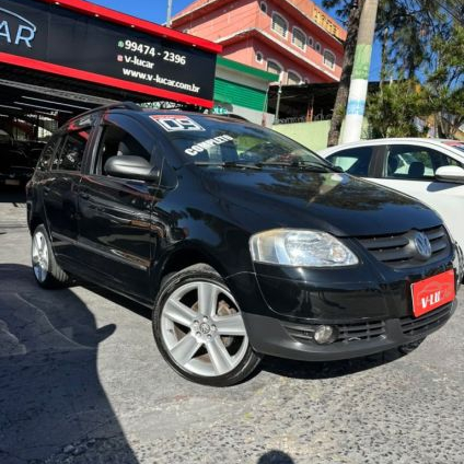 VOLKSWAGEN   SPACEFOX COMFORTLINE 1.6 MI T.FLEX 8V 5P   PRETO 2009 1.6 FLEX